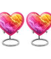Abstract Heart Urn