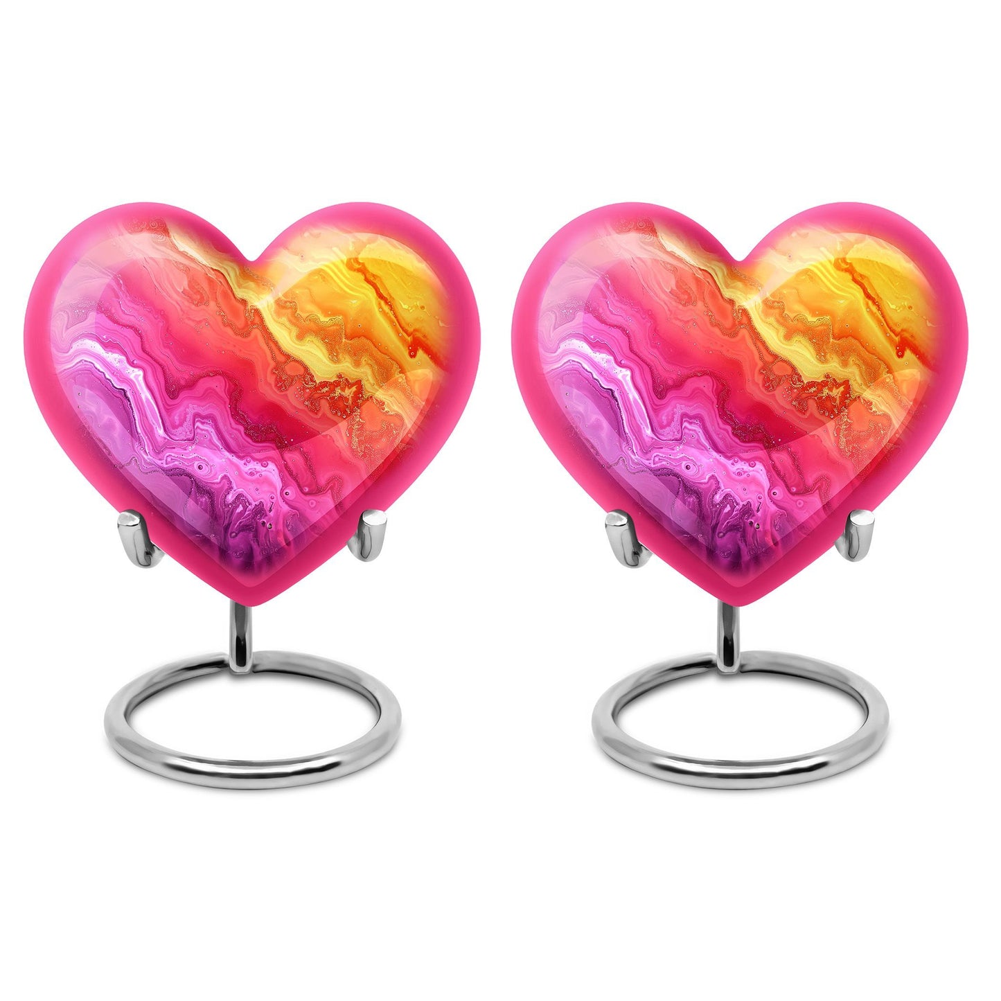 Abstract Heart Urn