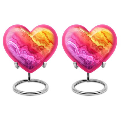 Abstract Heart Urn
