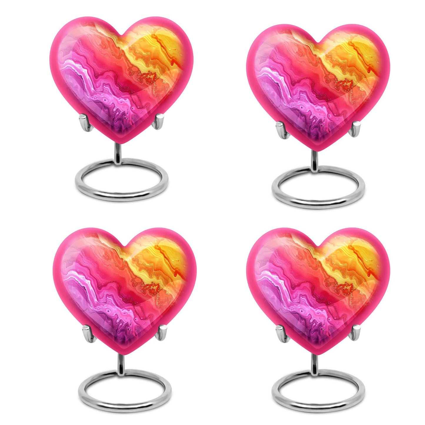 Abstract Heart Urn
