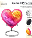 Abstract Heart Urn