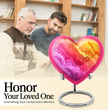 Abstract Heart Urn