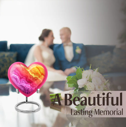 Abstract Heart Urn
