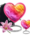 Abstract Heart Urn