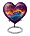 heart-shaped abstract urn for cremation ashes
