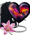 Abstract Heart Shaped Urn