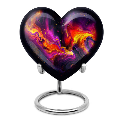 Abstract Heart Shaped Urn