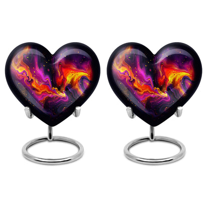 Abstract Heart Shaped Urn