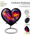 Abstract Heart Shaped Urn