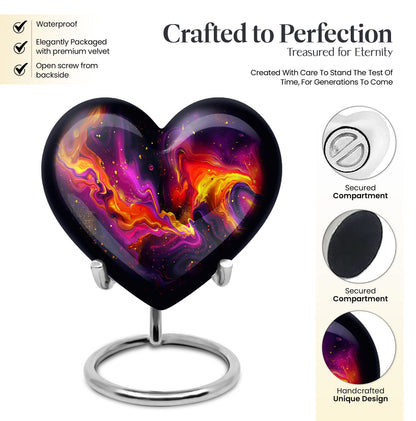 Abstract Heart Shaped Urn