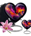 Abstract Heart Shaped Urn