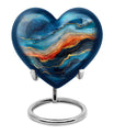 abstract heart urn for ashes