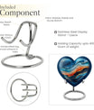 abstract heart urn for ashes
