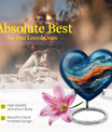 abstract heart urn for ashes