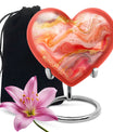 Abstract Heart Urn for adult female ashes