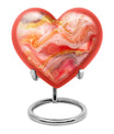 Abstract Heart Urn for adult female ashes