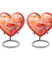 Abstract Heart Urn for adult female ashes