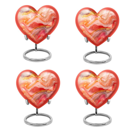 Abstract Heart Urn for adult female ashes