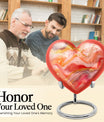 Abstract Heart Urn for adult female ashes