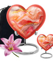 Abstract Heart Urn for adult female ashes
