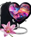 Abstract Heart Urn for adult male ashes