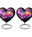 Abstract Heart Urn for adult male ashes
