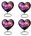 Abstract Heart Urn for adult male ashes