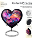 Abstract Heart Urn for adult male ashes