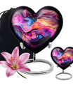 Abstract Heart Urn for adult male ashes