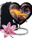 abstract heart-shaped urn