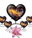 abstract heart-shaped urn