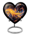 abstract heart-shaped urn