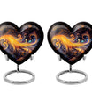 abstract heart-shaped urn