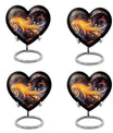 abstract heart-shaped urn