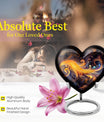 abstract heart-shaped urn