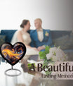 abstract heart-shaped urn