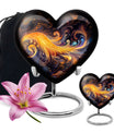 abstract heart-shaped urn