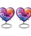 Abstract Heart Urn design cremation urn for human ashes