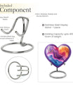 Abstract Heart Urn design cremation urn for human ashes