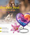 Abstract Heart Urn design cremation urn for human ashes