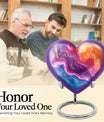 Abstract Heart Urn design cremation urn for human ashes
