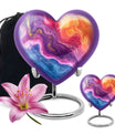 Abstract Heart Urn design cremation urn for human ashes
