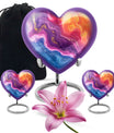 Abstract Heart Urn design cremation urn for human ashes