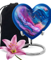 abstract heart-shaped burial large urn
