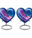 abstract heart-shaped burial large urn