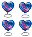 abstract heart-shaped burial large urn
