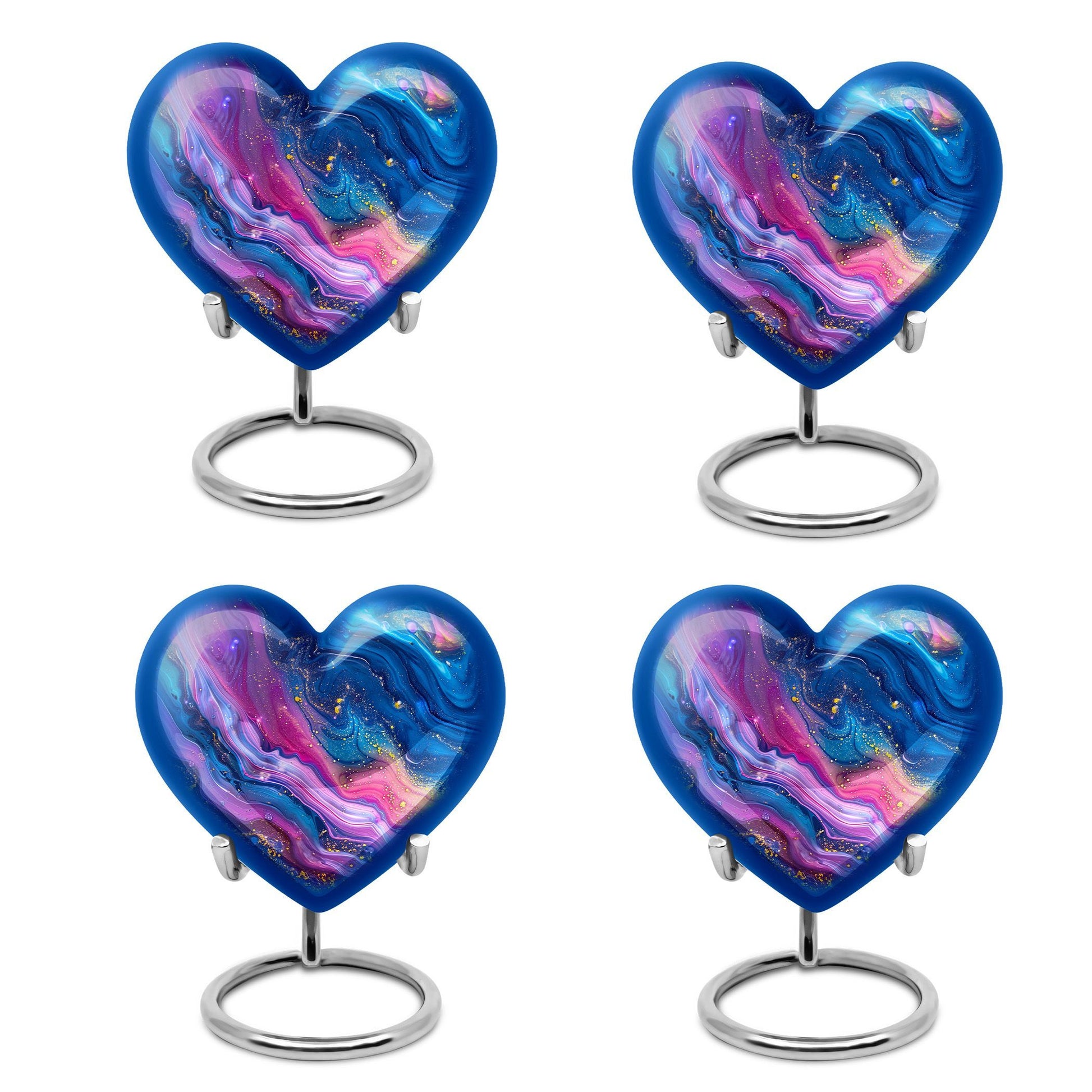 abstract heart-shaped burial large urn