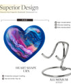 abstract heart-shaped burial large urn