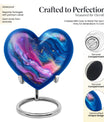 abstract heart-shaped burial large urn