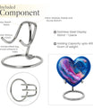 abstract heart-shaped burial large urn
